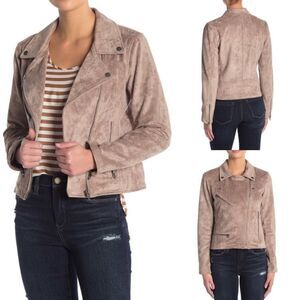 LAST ONE! Blank NYC Faux Suede Moto Jacket